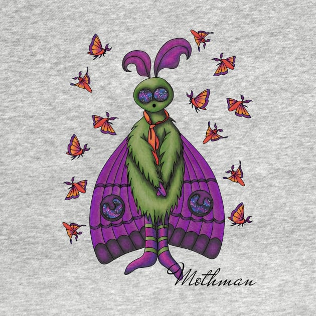 Cute Cryptid -Mothman by TJWArtisticCreations